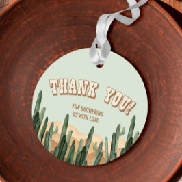 Boho Desert Kaktus Sydväst Tack Gåvor Etiketter