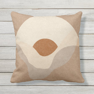 Boho Desert Sol Terracotta Cream Dekorativ kudde