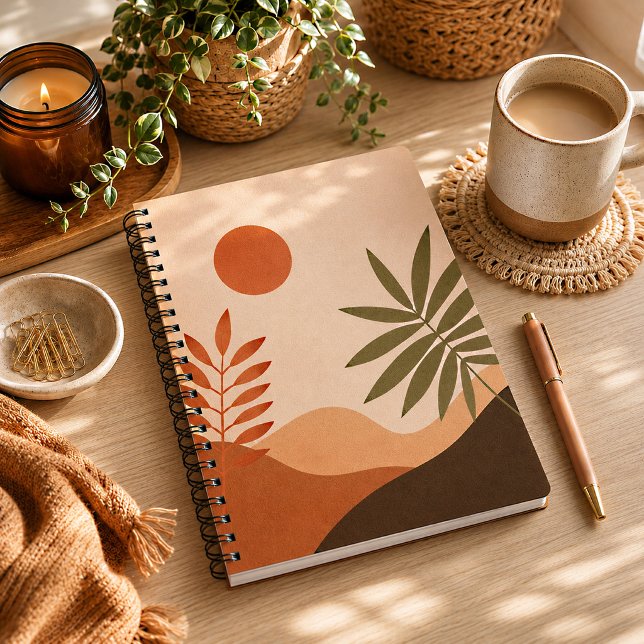 Boho Desert Sun Anteckningsbok (Boho Desert Sun Notebook
)