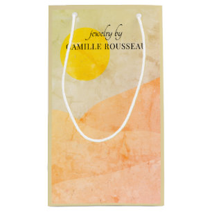 Boho Desert Sunrise Mountains Abstrakt Small Gift