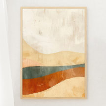 Boho Desert Tranquil Skriv ut 2 av 3 Poster