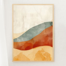 Boho Desert Tranquil Skriv ut 3 av 3 Poster