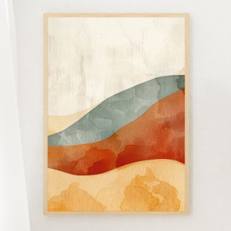 Boho Desert Tranquil Skriv ut 3 av 3 Poster