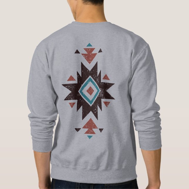 Boho Diamond Emblem Lång Ärmad Tröja (Baksida)