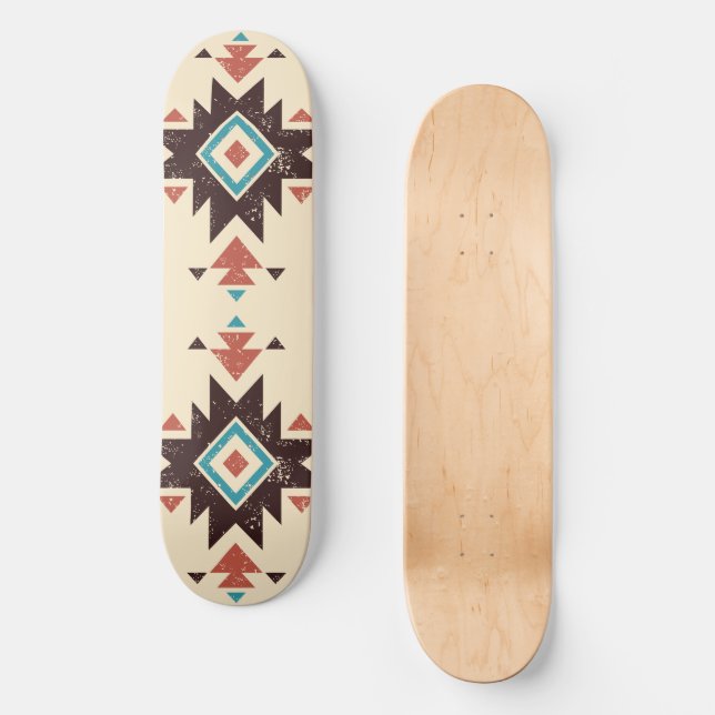 Boho Diamond Emblem Mini Skateboard Bräda 18,5 Cm (Framsida)