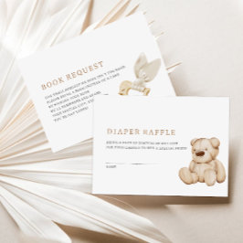 Boho Diaper Raffle-höljeskort Tilläggskort