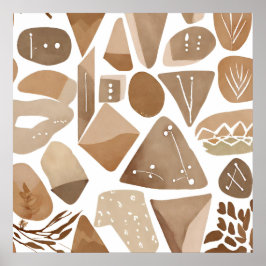 Boho djle Löv botaniska konsten stil Simple Modern Poster