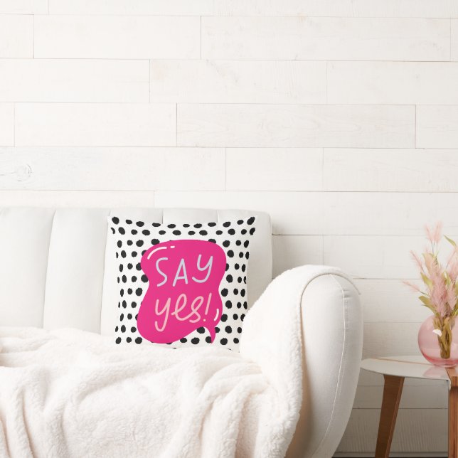Boho Djur Boo Mönster Pratbubbla Kudd Kudde (Soffa)