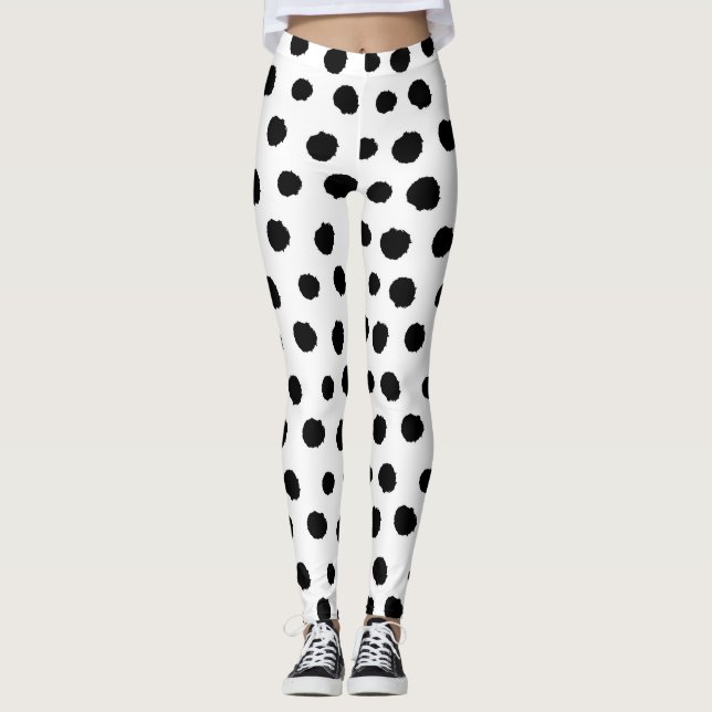 Boho Djurmönster Leggings (Framsida)