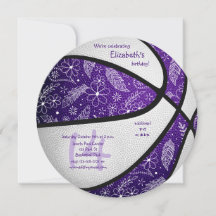 boho doodles lila white basketball firande