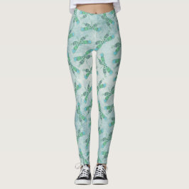 Boho Dragonflies i Blue Leggings