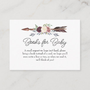 Boho Dream Catcher Bokar för Baby-kortet för hölje Tilläggskort