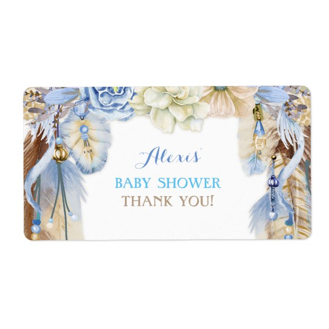 Boho Dream Catcher Vattenflaska Gift Tack Fraktsedel (Framsidan)