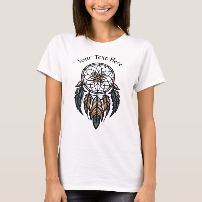 Boho dreamcatcher t shirt (Framsida)