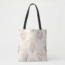 Boho Dreamcatcher Tote Bag | Eteriska Fjädrar