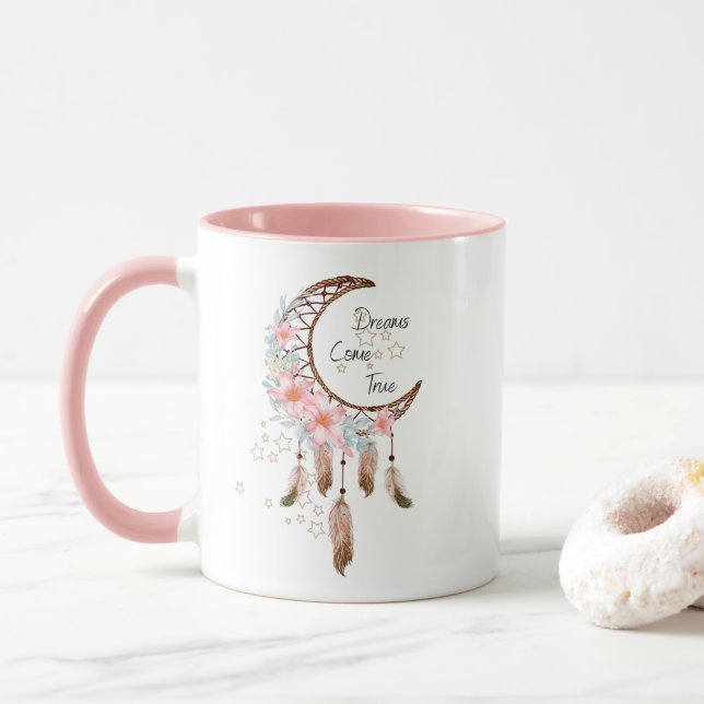 Boho Dreams Kom True Mugg (Med munk)