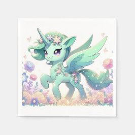 Boho Dreamy Unicorn Baby Shower Pappersservett