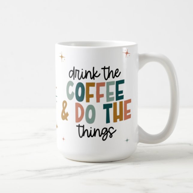 Boho "Drink the Coffee & Do the Sak" Mugg (Höger)