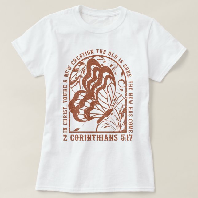 Boho du är en ny kreativ kristen bön t shirt (Design framsida)