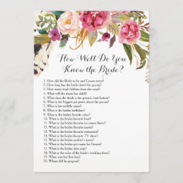 Boho du vet hur väl bruden? inbjudningar