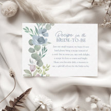 Boho Dusty Blue Recept för Bruden Blommig
