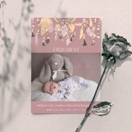 Boho Dusty Ro Dream Catcher fotoutställning Meddelande