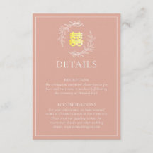 Boho dusty rosa löv utandningsmodern kinesisk bröl