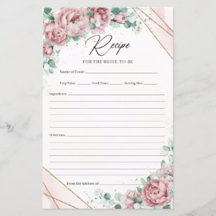 Boho dusty rosa peonies eucalyptus guld recept