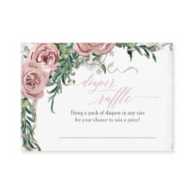 Boho Dusty  Rosa ros Diaper Raffle-hölje