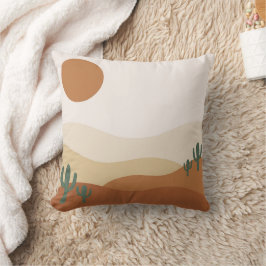 Boho Earth Tones Throw Pillows Kudde
