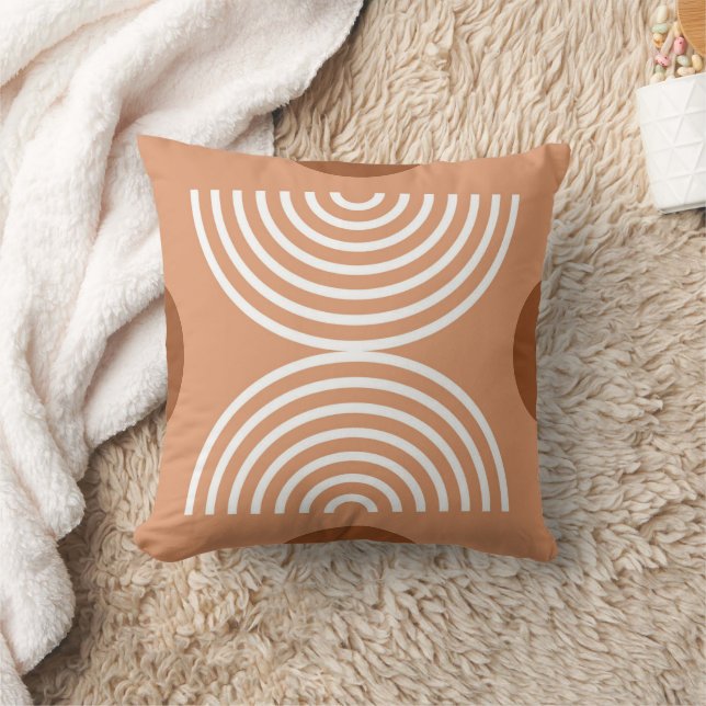 Boho Earth Tones Throw Pillows Kudde (Filt)