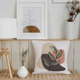 Boho Earth Tones Throw Pillows Kudde