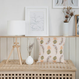 Boho Earth Tones Throw Pillows Kudde