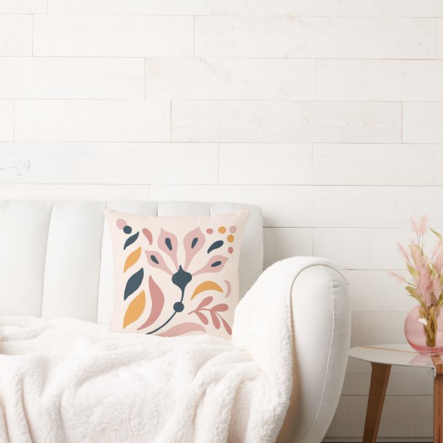 Boho Earth Tones Throw Pillows Kudde (Soffa)