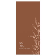 Boho Earthy Botanical Elegant Ivory Bröllop