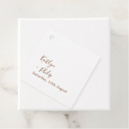 Boho Earthy Botanical Elegant Ivory Gåvor Etiketter