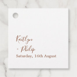 Boho Earthy Botanical Elegant Ivory Gåvor Etiketter