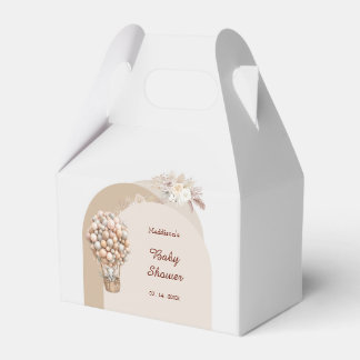 Boho Elefant Luftballong Neutral Pampas Presentaskar