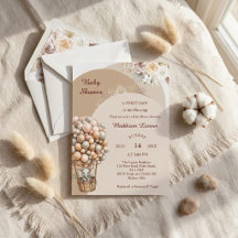 Boho Elefant Luftballong Neutral Pampasgräs