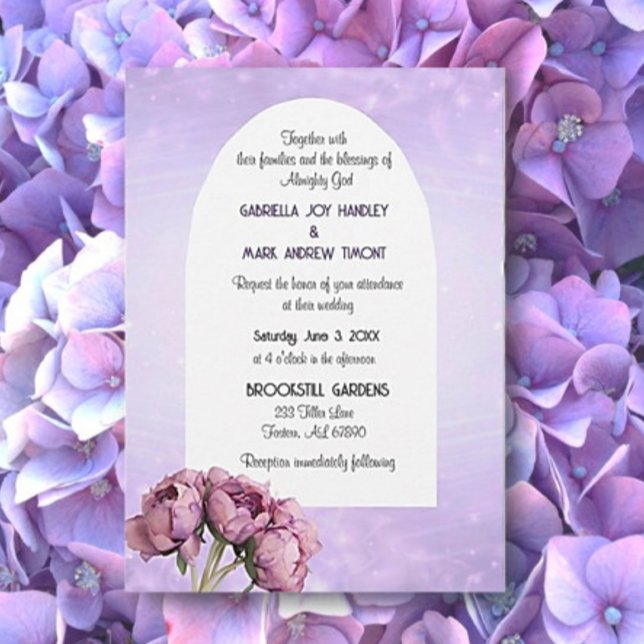 BOHO Elegance! Graceful Wedding Flat Invitation Inbjudningar (Skapare uppladdad)
