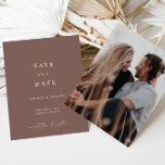 Boho Elegant Earthy Dusty Lila Script Photo Spara Datumet<br><div class="desc">Utformningen har ett handskrivet teckensnitt och modern minimalistisk design. Designad att samordna med för "ETHEREAL" bröllopsinbjudan. Om du vill ändra information klickar du på "Anpassa". Om du vill flytta texten eller ändra storlek, teckensnitt eller färg klickar du på "Klicka för att anpassa ytterligare". Visa samlingslänken på den här sidan om...</div>