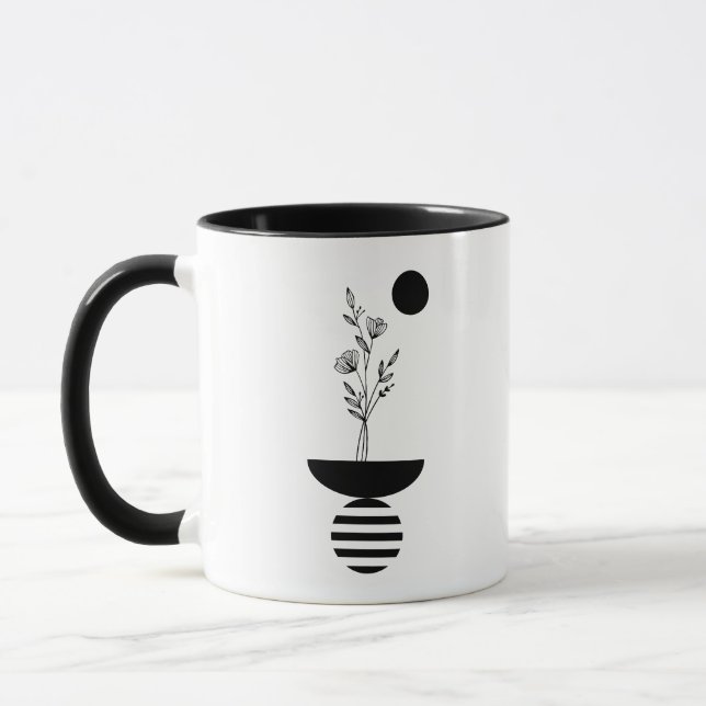 Boho Elegant Flower Mugg (Vänster)
