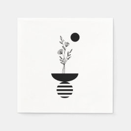 Boho Elegant Flower Pappersservett