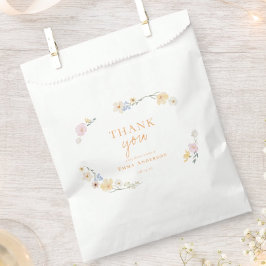 Boho elegant Pastel WildblommBaby Shower