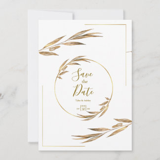 Boho Elegant Rustic Blommigt bröllopsinbjudan Inbjudningar