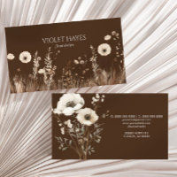 Boho Elegant WildblomWild Flower Floral Custom