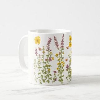 Boho English wildblomma best mormor nånsin Kaffemugg