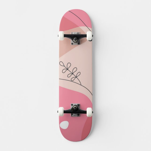 Boho Enkla Former Mini Skateboard Bräda 18,5 Cm (Framsida)