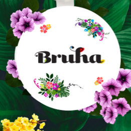 Boho-estetisk filippinsk Bruha-rund Nyckelring