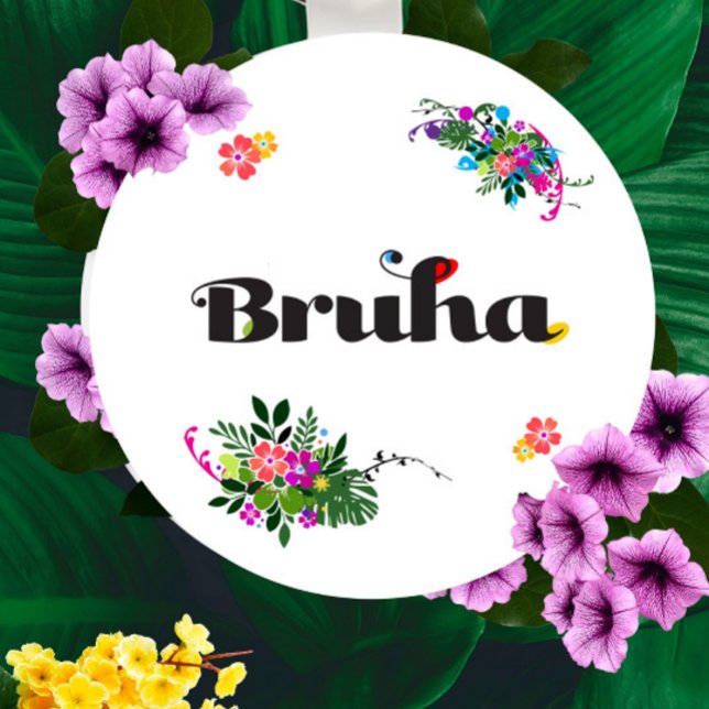 Boho-estetisk filippinsk Bruha-rund Nyckelring (Skapare uppladdad)